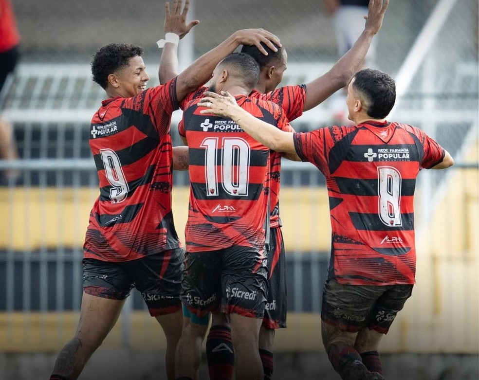Trem venceu fora de casa contra o Sampaio Corrêa — Divulgação/Trem