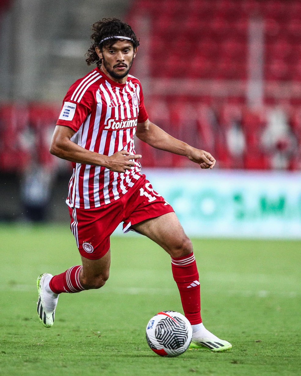 Gustavo Scarpa Olympiacos — Foto: Divulgação/ Olympiacos
