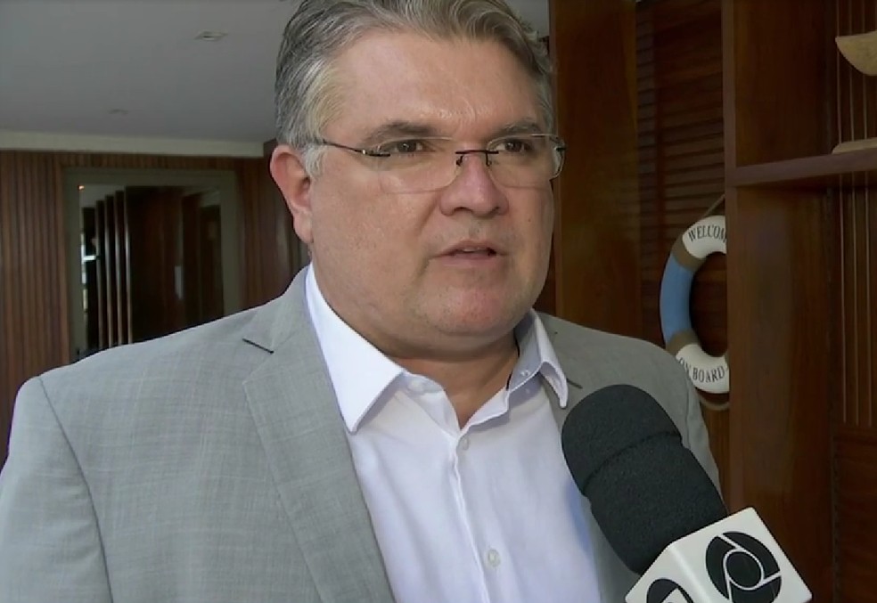 Lênin Correia, presidente do Campinense — Foto: Reprodução / TV Cabo Branco