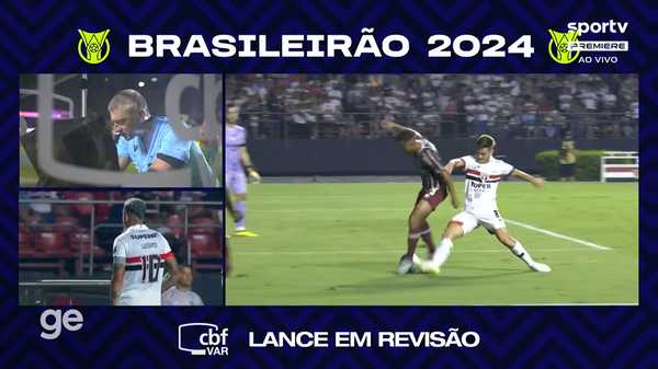 Gol de Luciano Anulado por Falta em São Paulo x Fluminense
