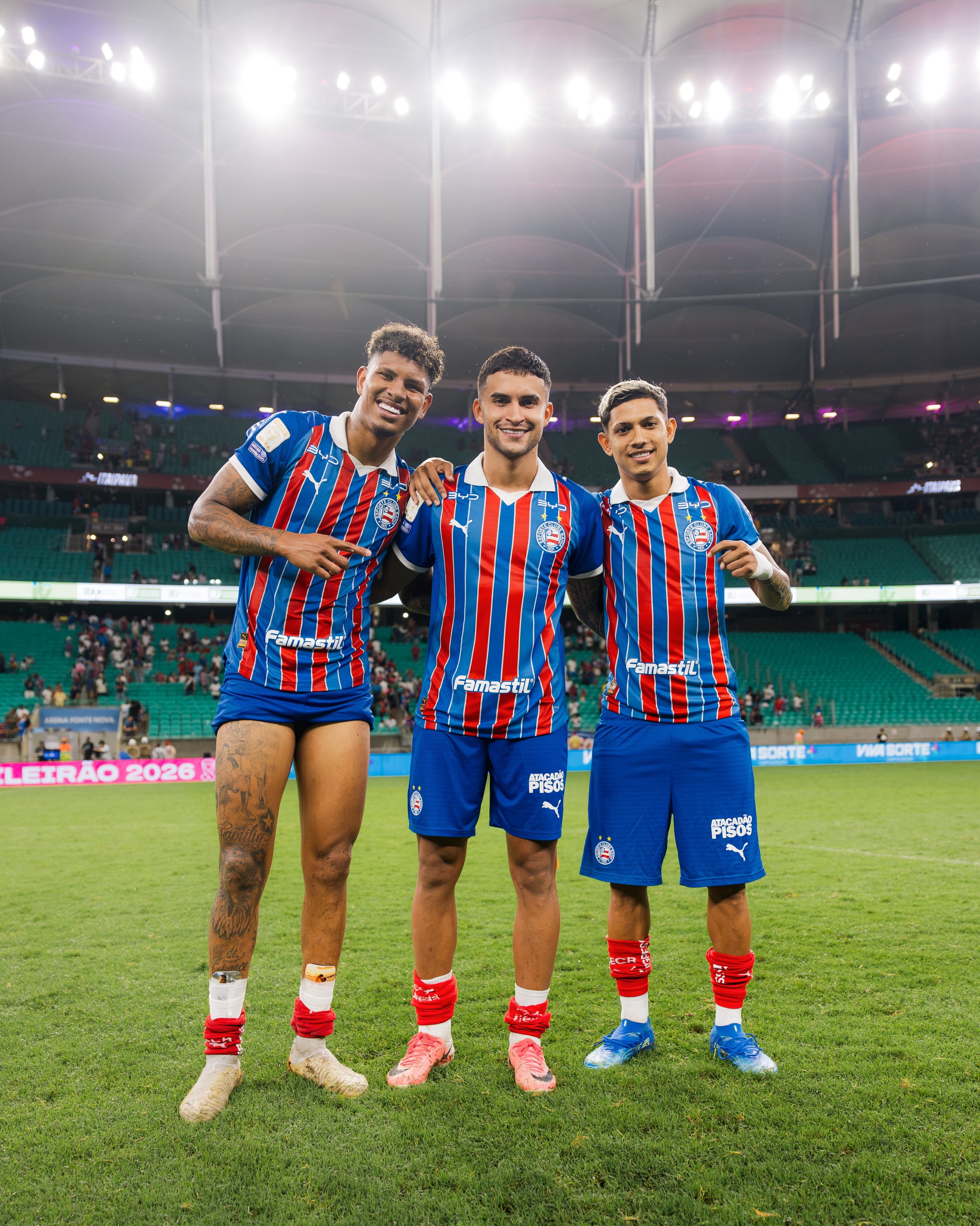 Destaques do Bahia contra o São Paulo pedem desculpas por post com Neymar: "Não foi maldade"