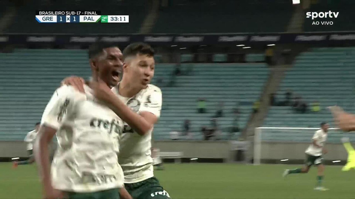 Joia da base Wesley de 18 anos destruiu a zaga do grêmio sub 20 #futeb