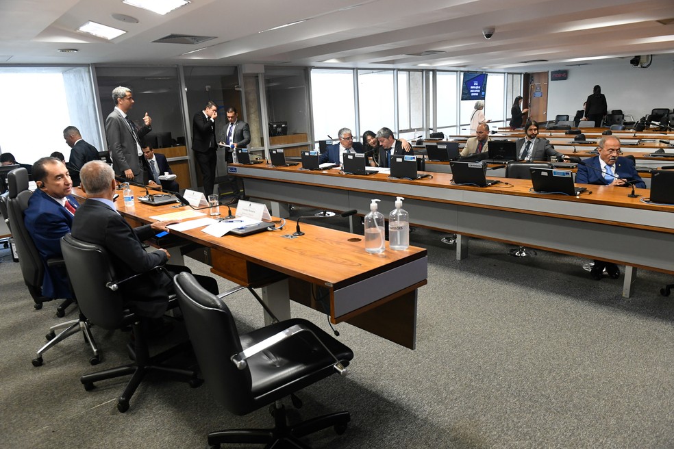 Reunião desta terça da CPI da Manipulação de Jogos foi marcada por confissão de caso no DF — Foto: Jefferson Rudy/Agência Senado