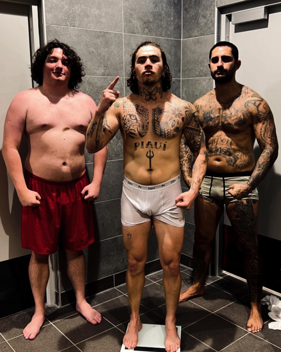 Lucas Lutkus, Whindersson Nunes e Caio Franco &mdash; Foto: Redes Sociais