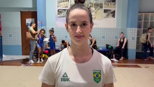 Atleta olímpica de ginástica rítmica volta a competir em SC após deixar a seleção brasileira