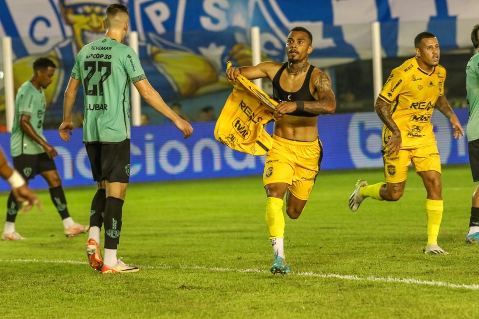 Paysandu x Amazonas Série B Matheus Serafim — Foto: Jadison Sampaio/Amazonas FC