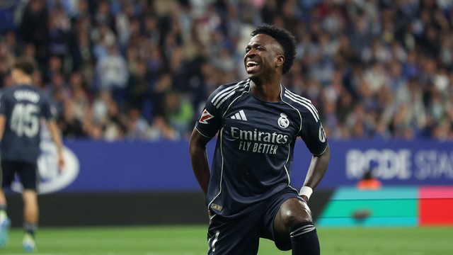 Vini Jr em Espanyol x Real Madrid