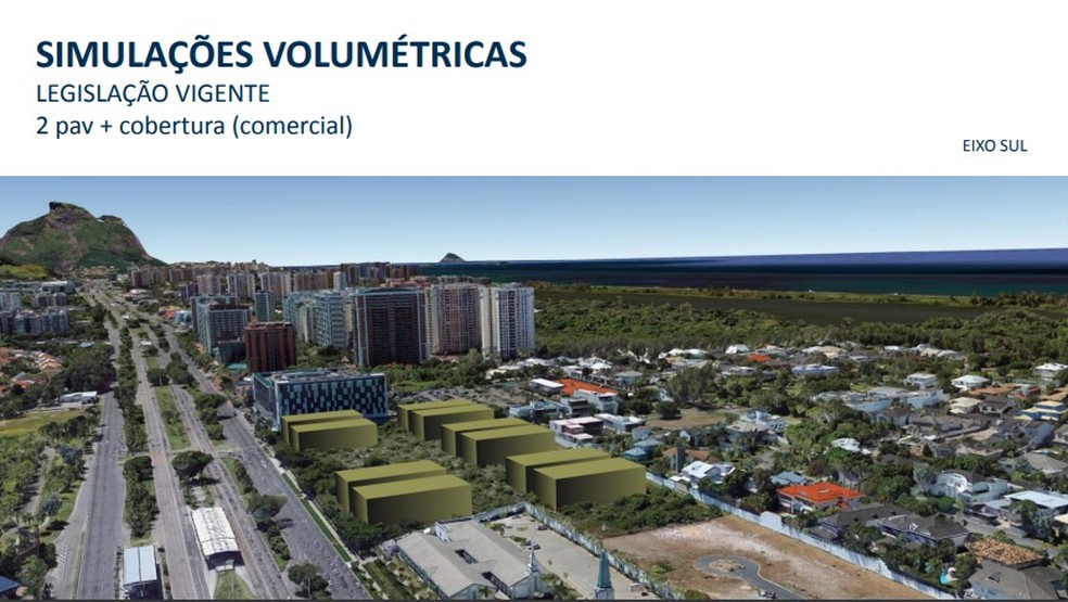 Imagem Com a legisla��o atual, o projeto seria parecido com a primeira imagem