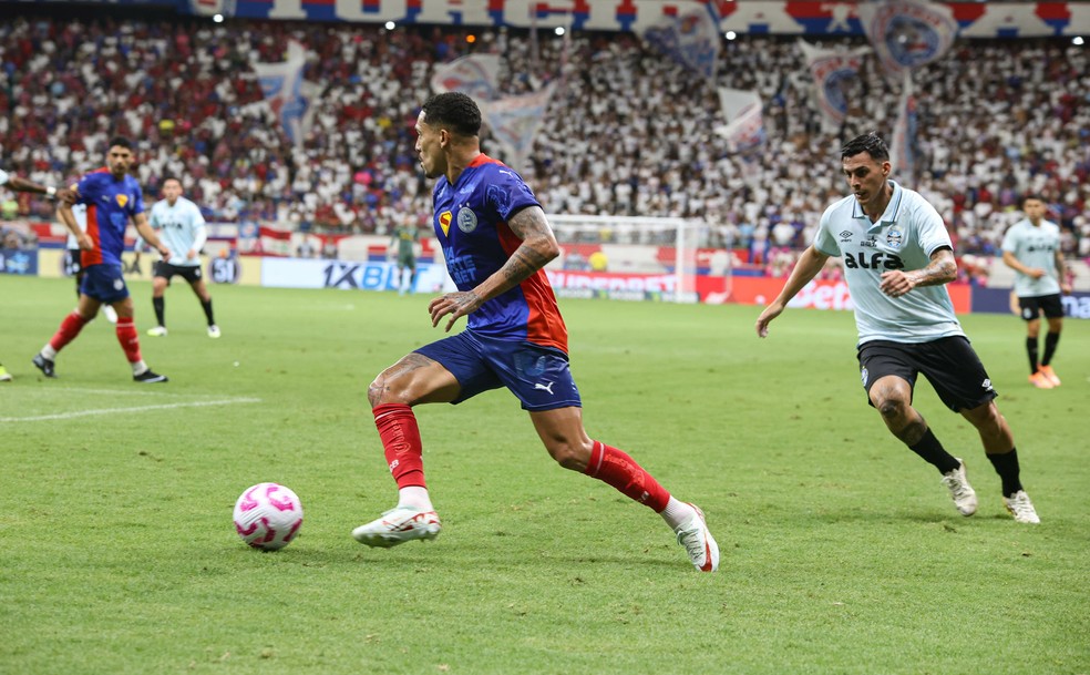 Bahia x Grêmio - Brasileirão 2025 — Foto: Márcio José/AGIF