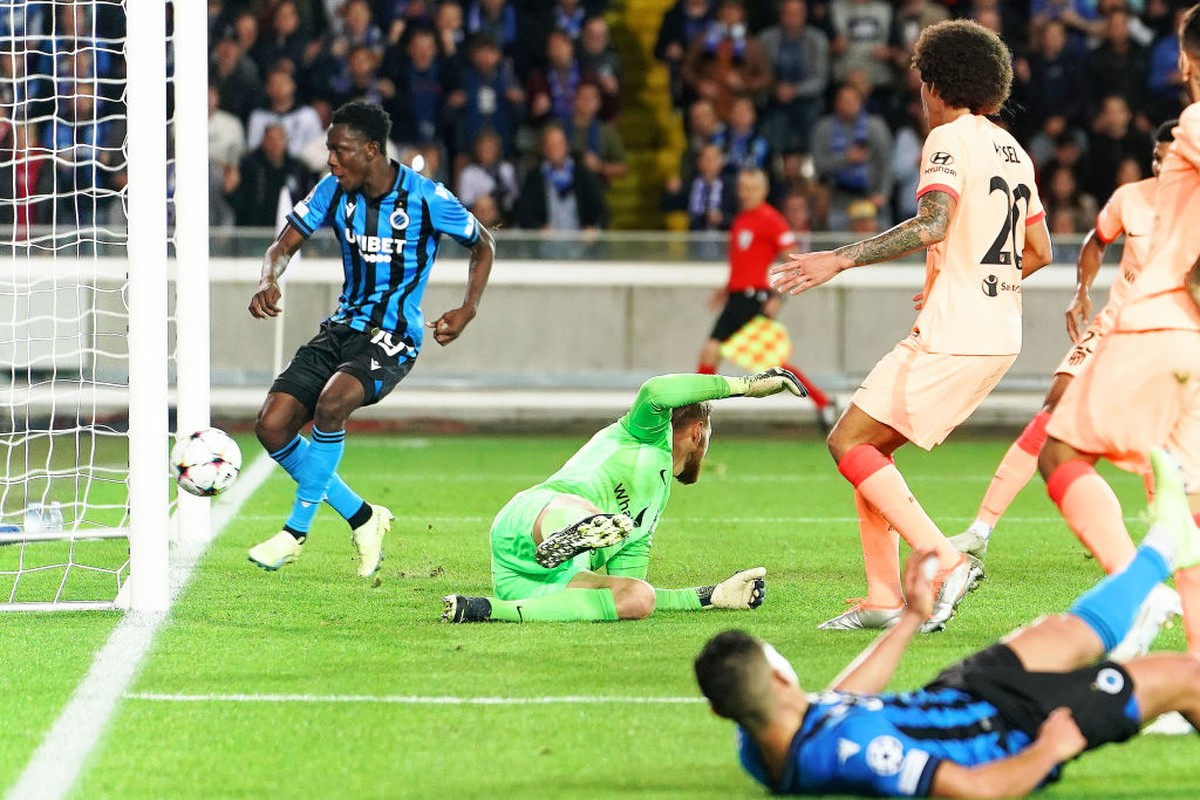 Brugge vence o Atlético de Madrid e dispara na liderança do Grupo B da