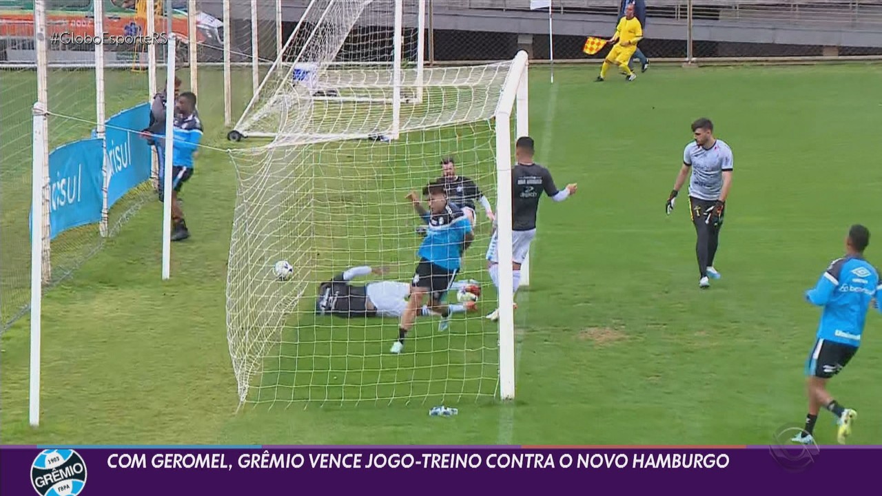 Com Geromel, Grêmio vence jogo-treino contra o Novo Hamburgo