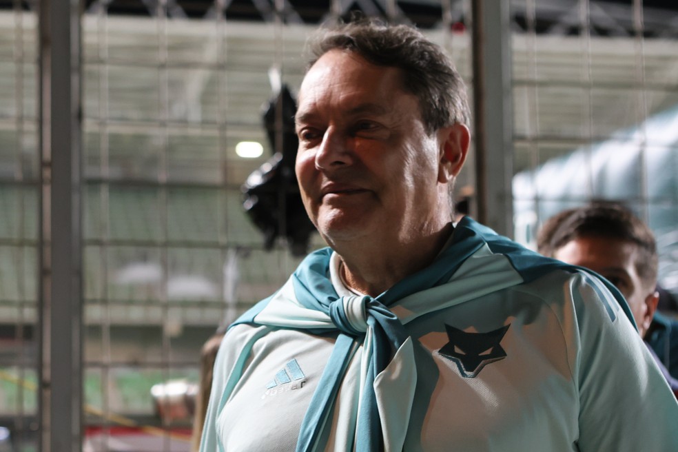 Pedro Lourenço, dono da SAF do Cruzeiro — Foto: Gilson Lobo/AGIF