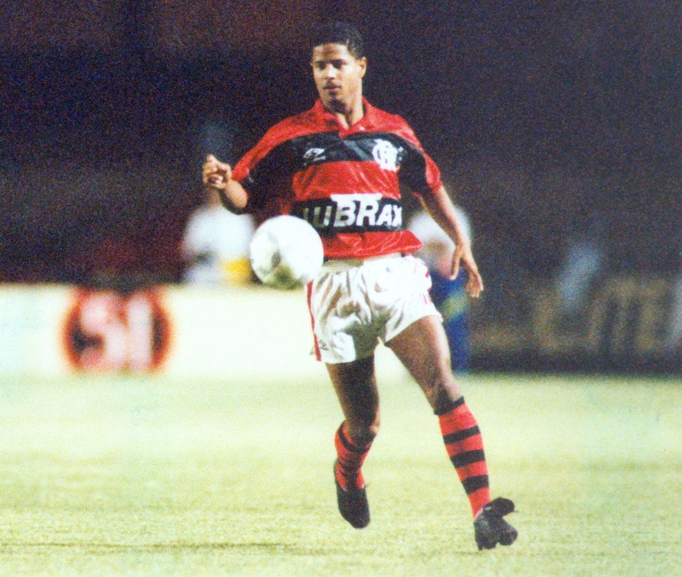 Marcelinho Carioca Flamengo 1993 — Foto: Agência Estado / Vidal Cavalcante