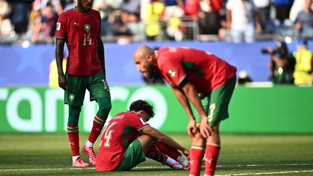 Jogadores do Marrocos lamentam eliminação da Copa do Mundo