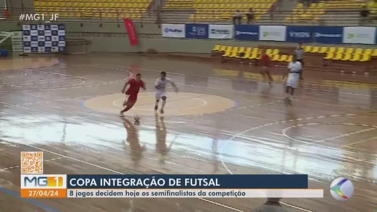 Copa Integração de Futsal: quartas de final agitam sábado em Juiz de Fora
