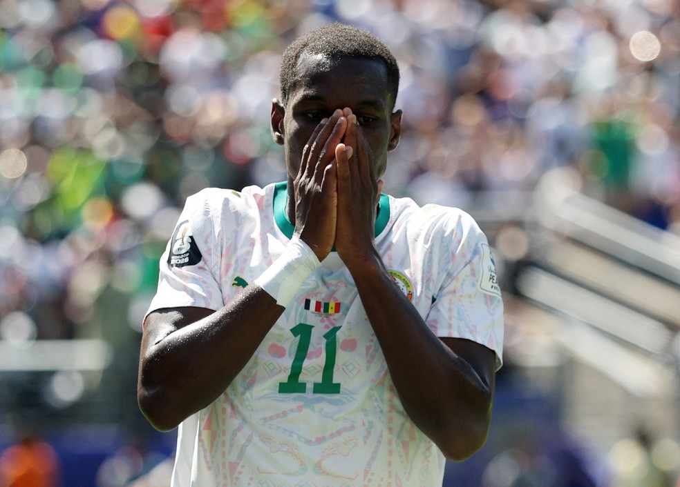 Jogadores de Senegal durante partida — Crise Senegal