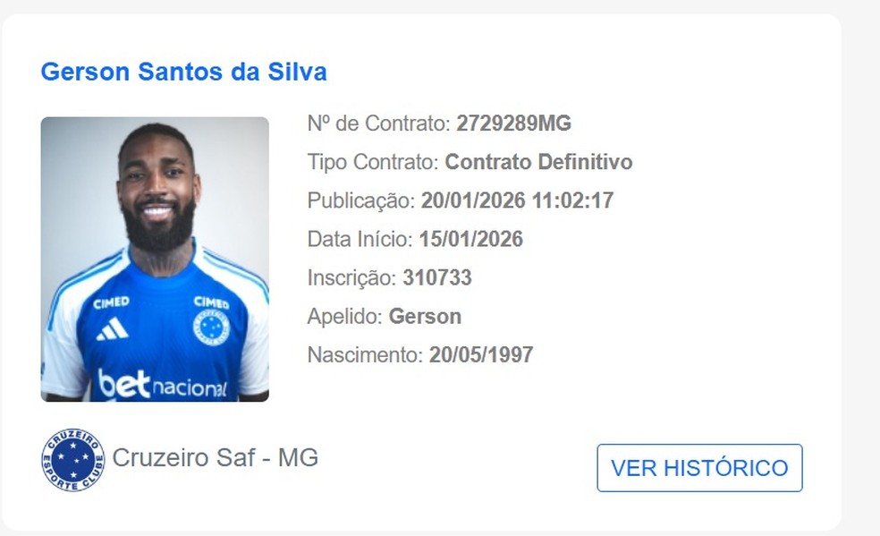 Gerson no Bid — Foto: Reprodução