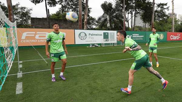 Palmeiras Inova Aquecimento com Futevôlei e Vitor Reis em Treino Integral.