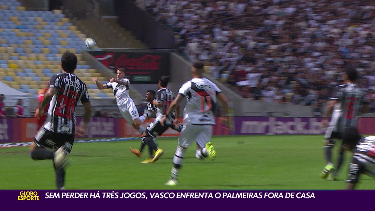 Sem perder há três jogos, Vasco enfrenta o Palmeiras fora de casa