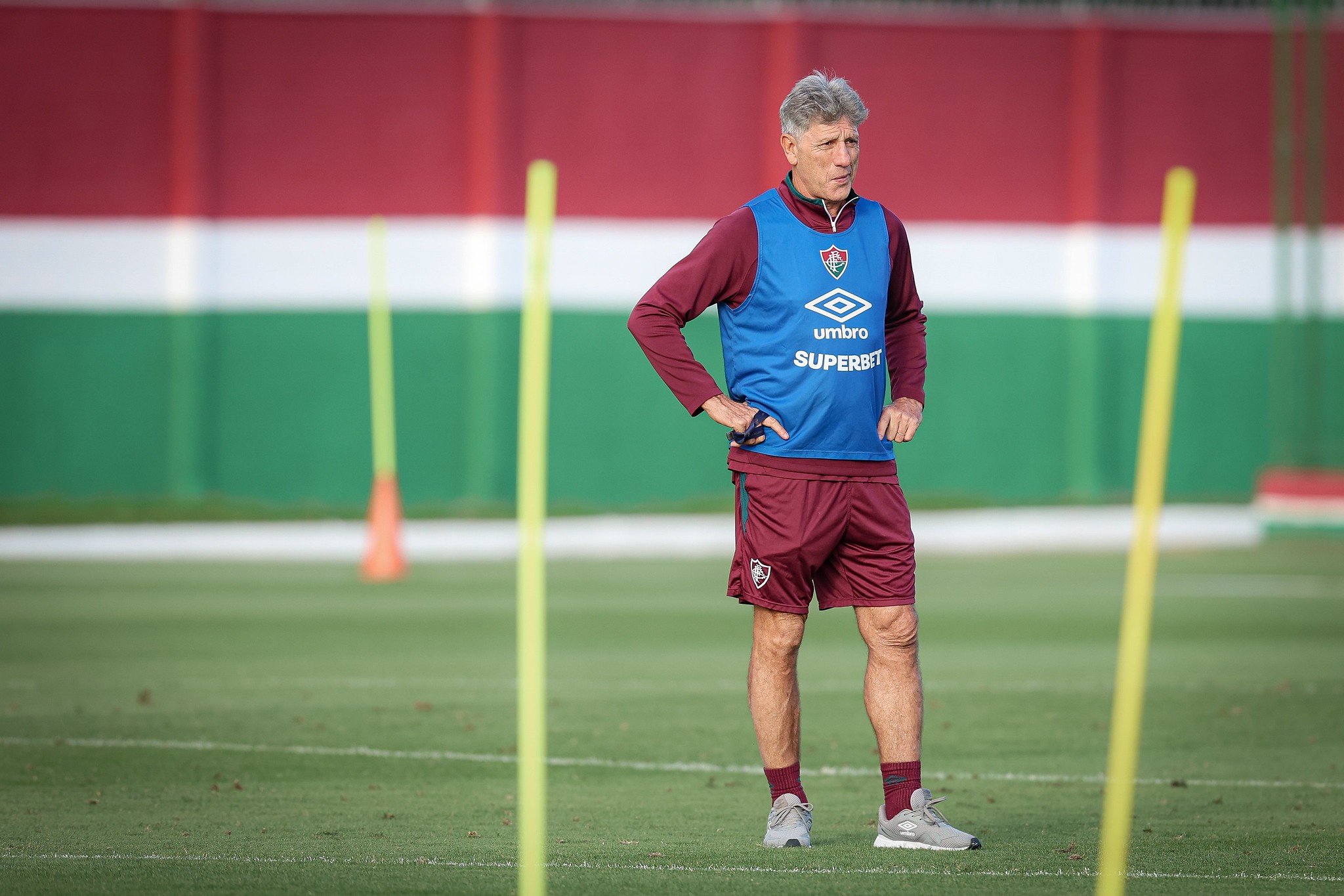 Escalação do Fluminense: Renato treina com Ganso e Keno entre os titulares para enfrentar o Grêmio