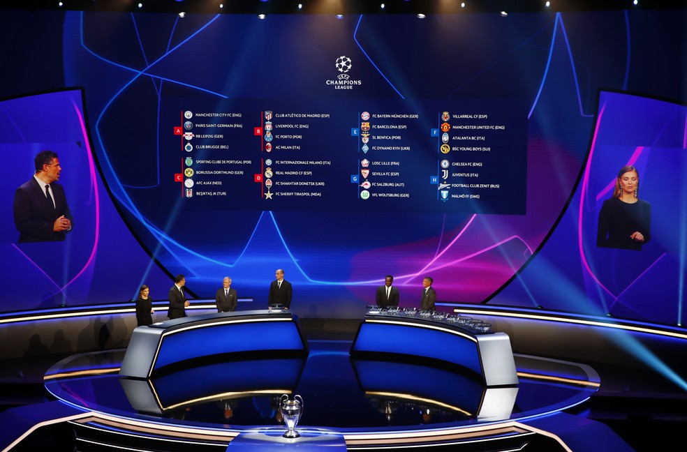 Com confronto entre PSG e City, Uefa define grupos da Liga dos Campeões  2021-22