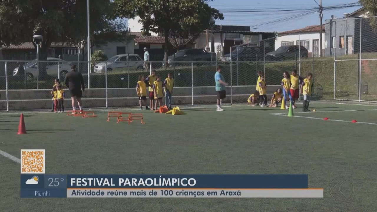 Mais de 100 crianças participam do Festival Paralímpico em Araxá