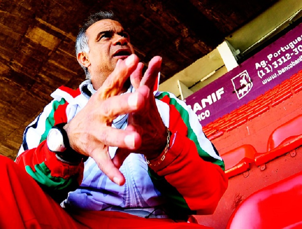Jorginho dirigiu Ananias na Portuguesa — Foto: Marcos Ribolli
