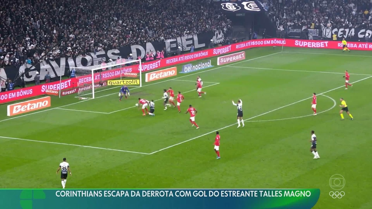 Corinthians empata nos acréscimos com gol do recém chegado Talles Magno