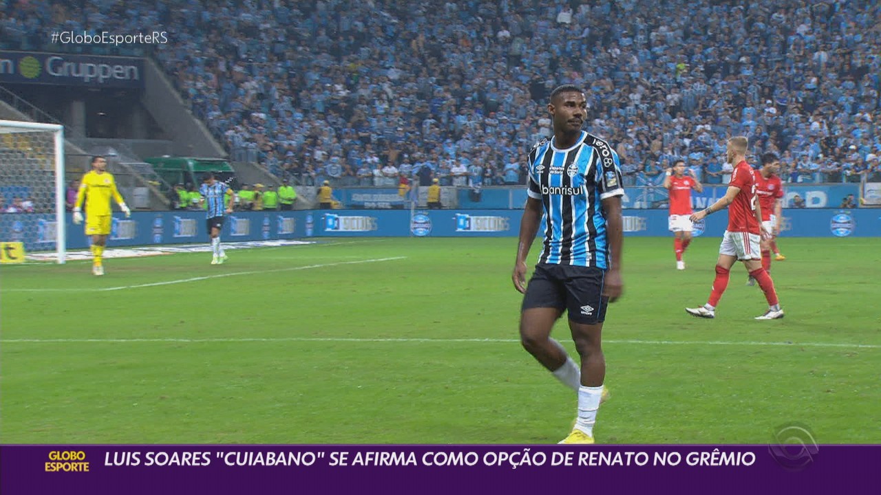 Após destaque como meia, Cuiabano sobe na hierarquia e se firma como opção no Grêmio