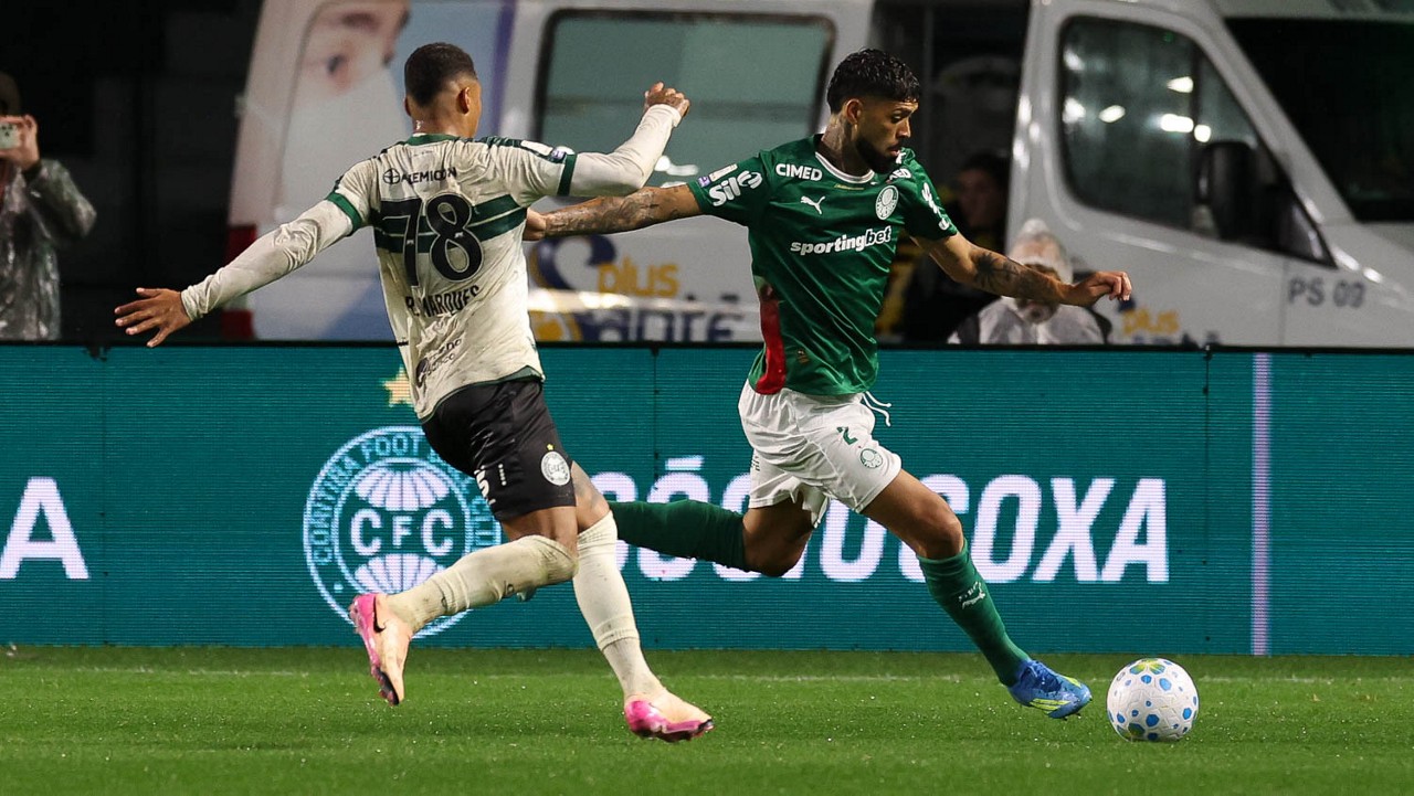 Coritiba 1x3 Palmeiras: assista aos gols e melhores momentos do jogo pela Série A