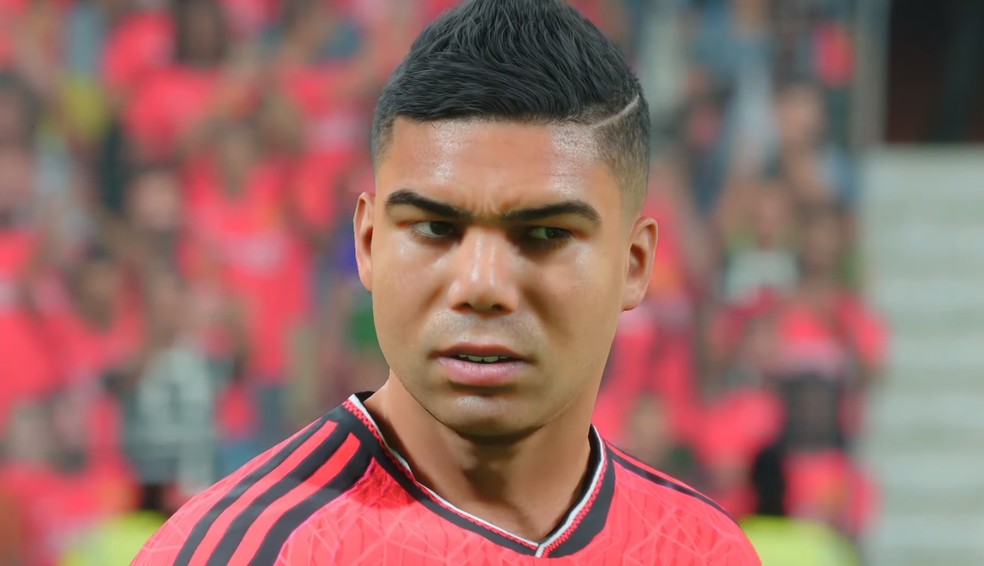 Casemiro em captura de tela do EA SPORTS FC 24 — Foto: Reprodução/VIP2GAMING