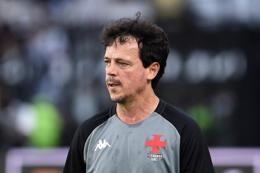 Fernando Diniz em Vasco x Corinthians � Foto: Alexandre Dur�o