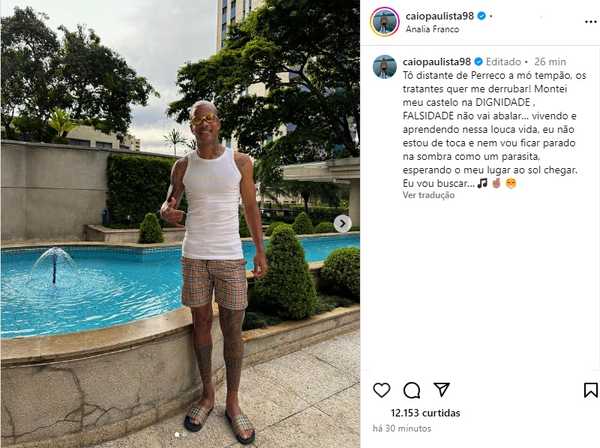 Perto do Palmeiras, Caio Paulista posta música após saída do São Paulo: 