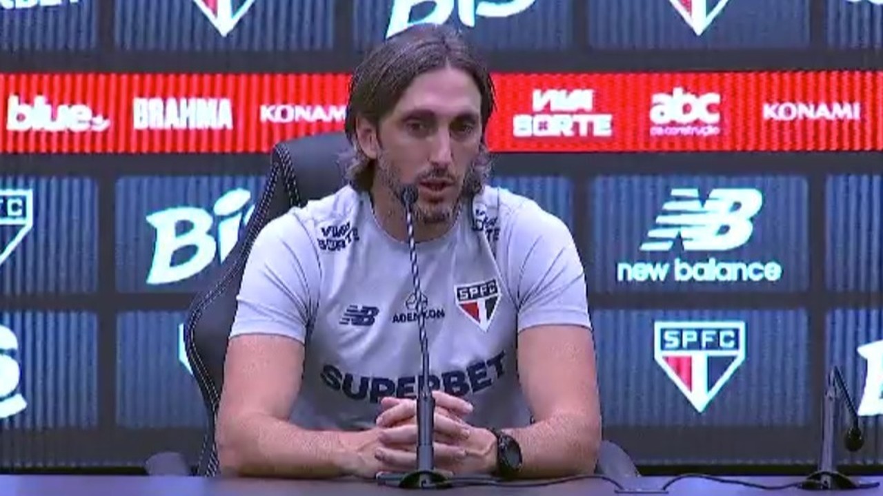 Veja a coletivanovibet mobileLuis Zubeldía, técnico do São Paulo, após eliminação na Copa do Brasil