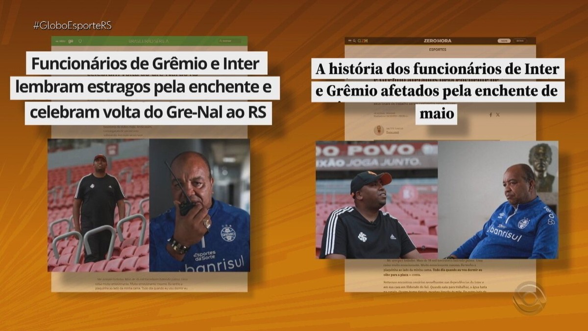 Torcedores de Inter e Grêmio encontram redenção no clássico Gre-Nal após enchente.