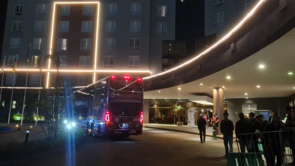 Hotel onde Renato Gaúcho e Fluminense estão hospedados — Foto: Marcello Neves/ge.globo