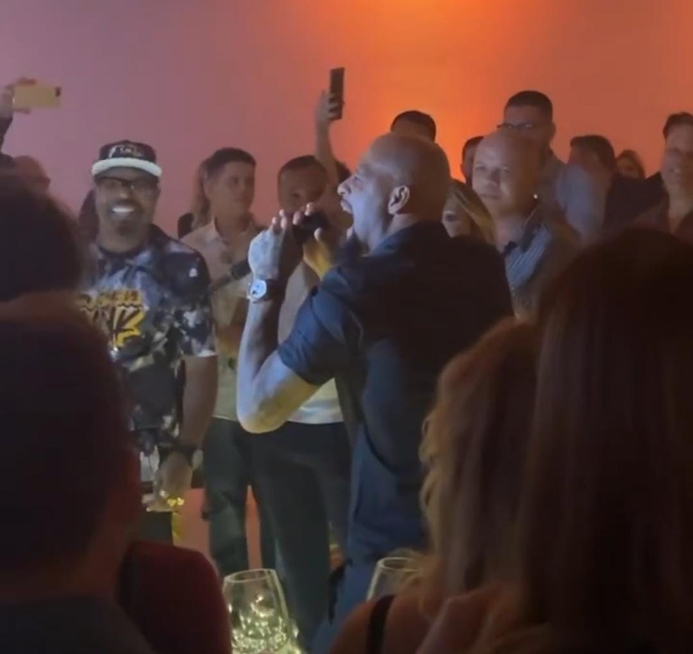 Festa de aniversário de 40 anos do Felipe Melo — Foto: Reprodução