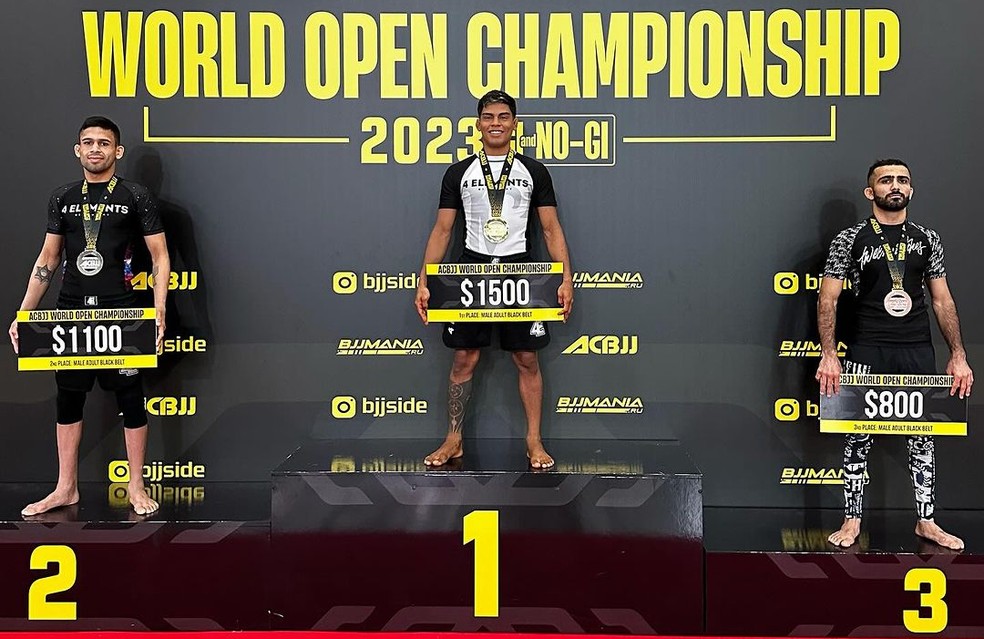 Cearense campeão mundial de jiu-jitsu busca patrocínio para evento em Abu  Dhabi, Esportes