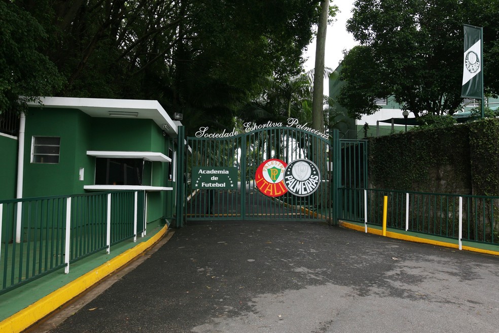 Entrada da Academia de Futebol do Palmeiras — Foto: Divulgação