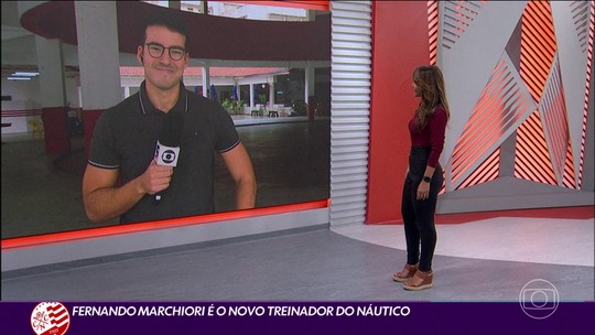 Marchiori fala pela primeira vez como técnico do Náutico e pede abraço à causa por acesso - Programa: Globo Esporte PE 
