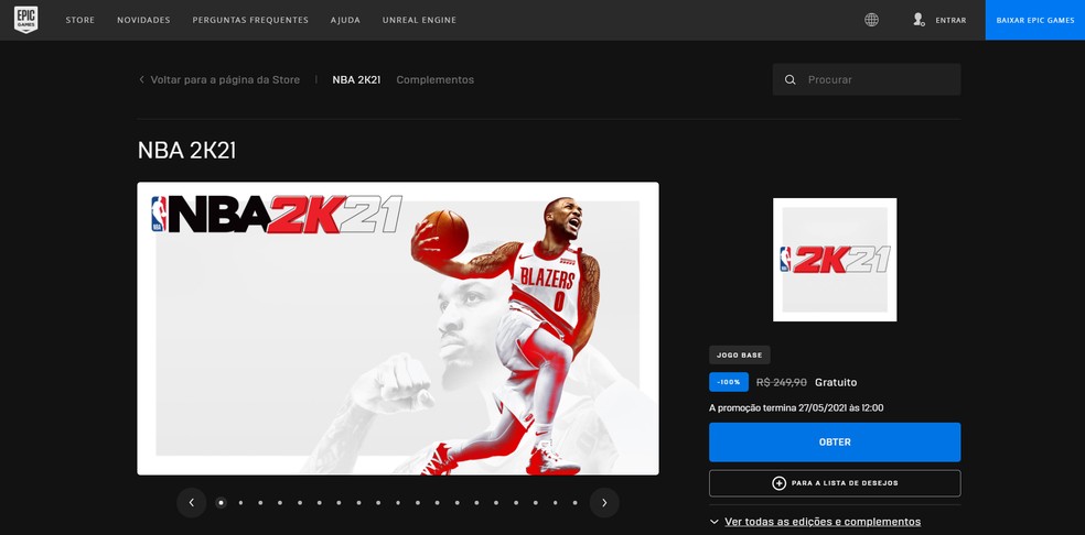 NBA 2K21: veja requisitos mínimos para jogar o game de basquete