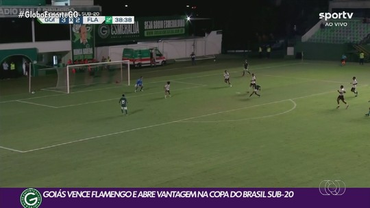 Com direito a golaço, Goiás vence o Flamengo na Copa do Brasil sub-20 - Programa: Globo Esporte GO 