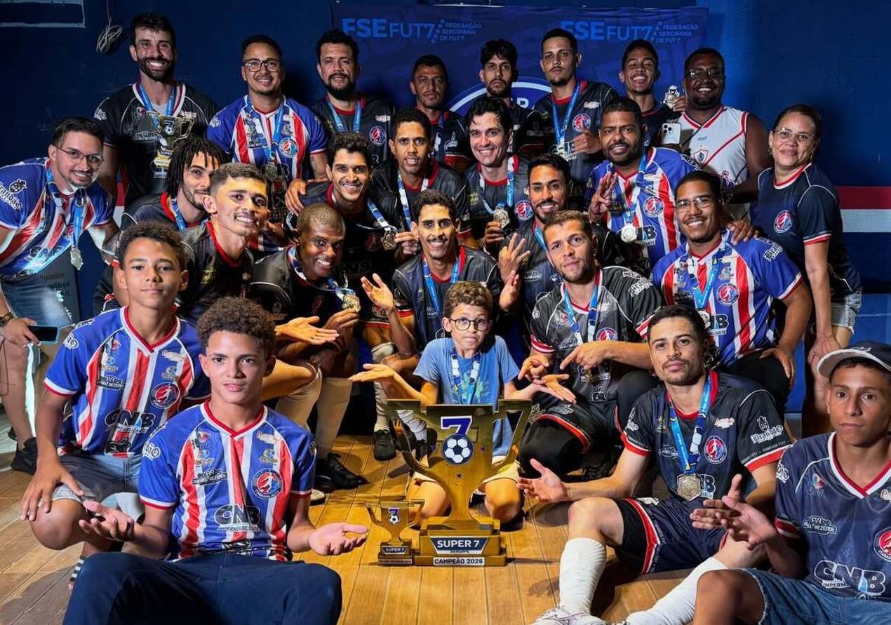 Itabaiana Fut7 conquista título do Super 7 Sergipe e garante vaga em competições nacionais