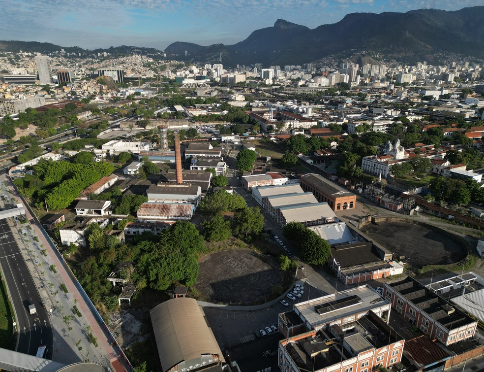 Terreno do Gasômetro: local que o Flamengo quer construir o estádio — Foto: André Durão