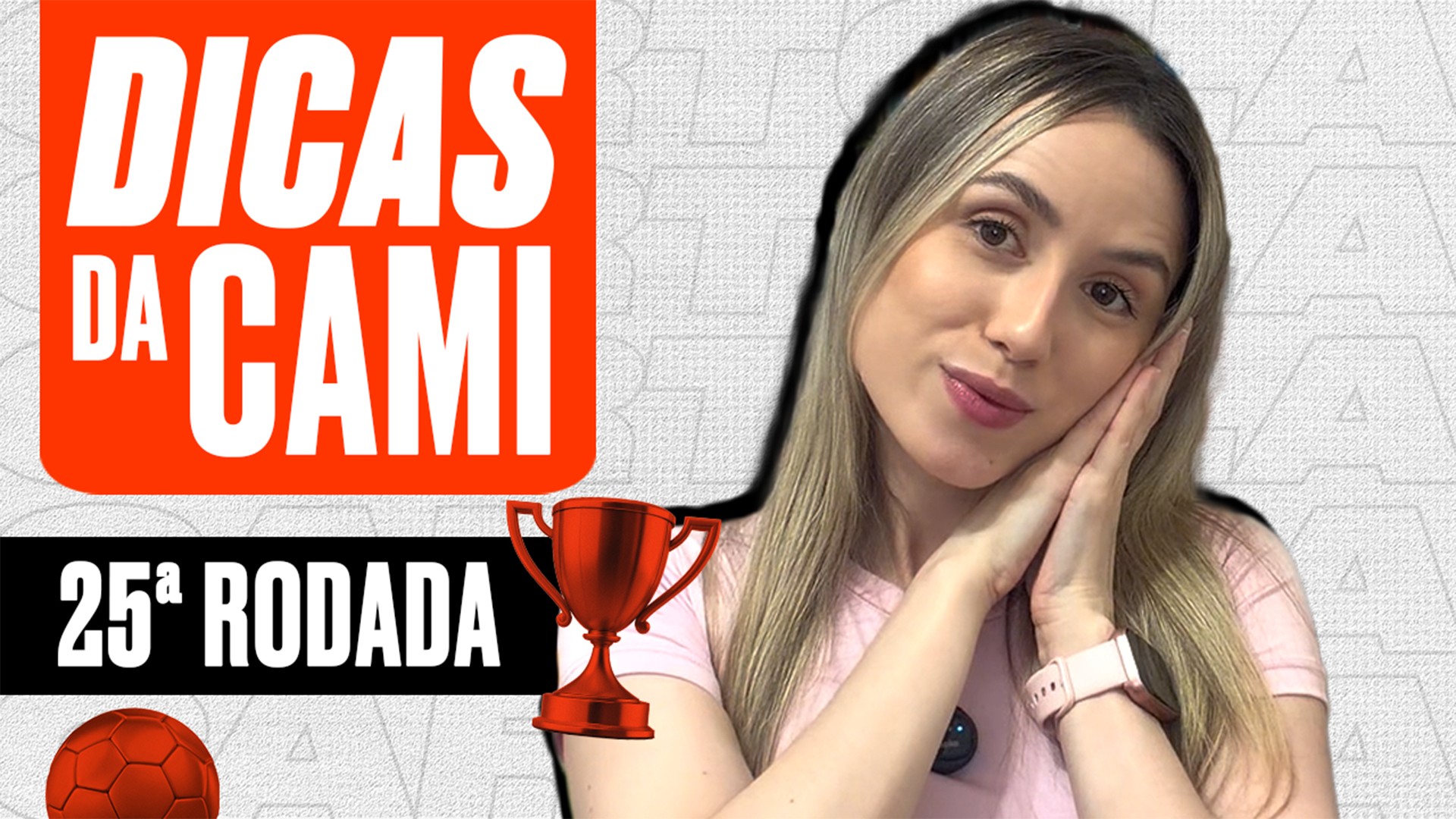 Dicas da Cami: Flamengo e Palmeiras voltam a dominar escalação da influenciadora para rodada #25