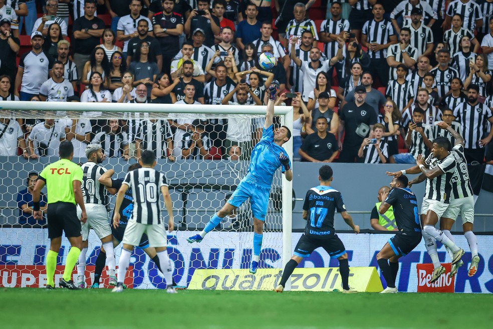 Grêmio segura empate em 0 a 0 com o Botafogo, em Brasília — Foto: Lucas Uebel/Grêmio FBPA