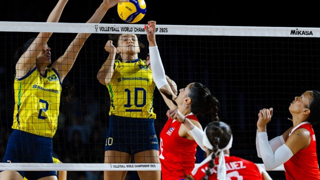 Diana e Gabi Brasil x Proto Rico Mundial de vôlei