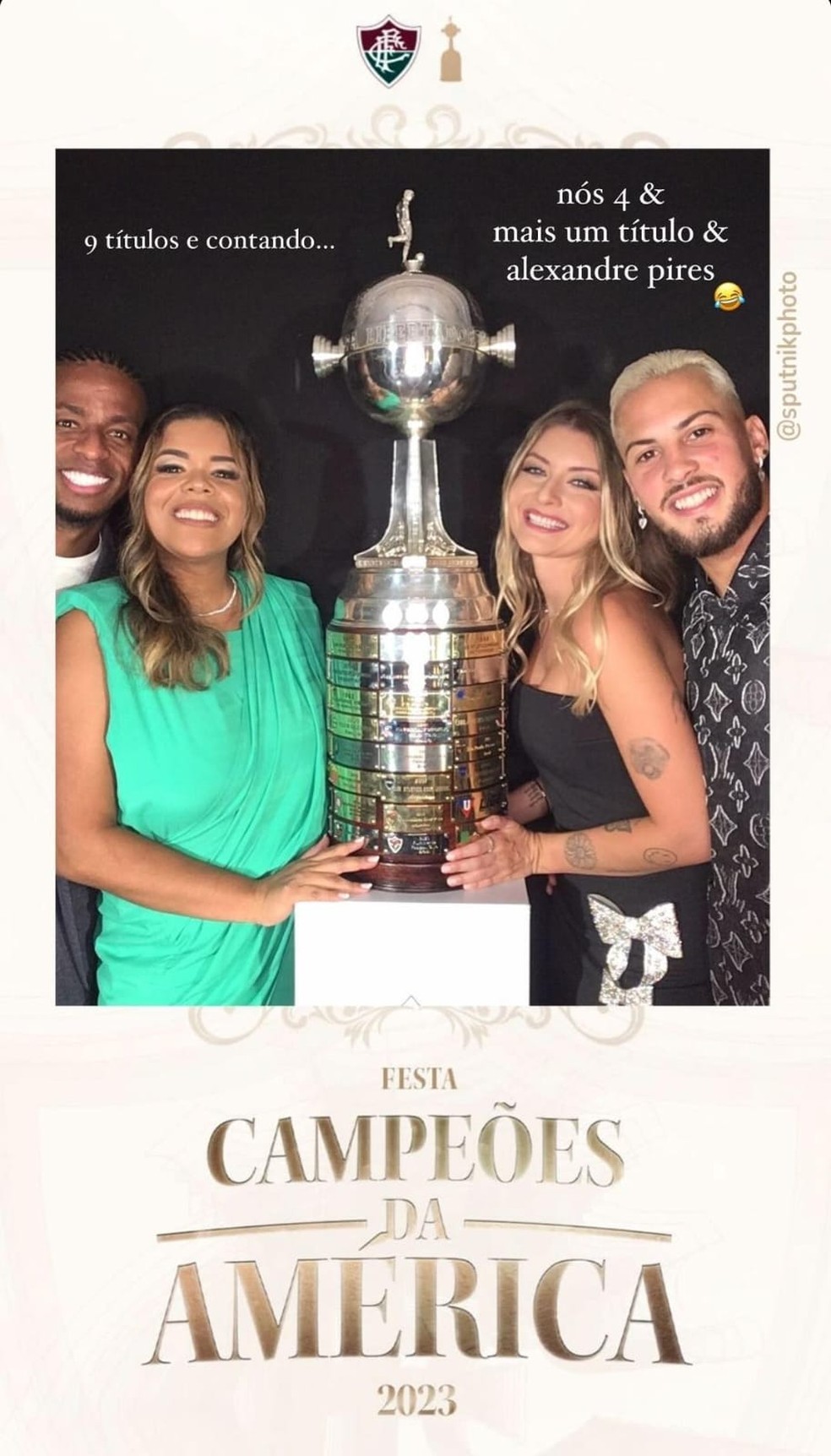 Festa do Fluminense — Foto: Reprodução