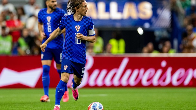 Luka Modric em ação pela Croácia
