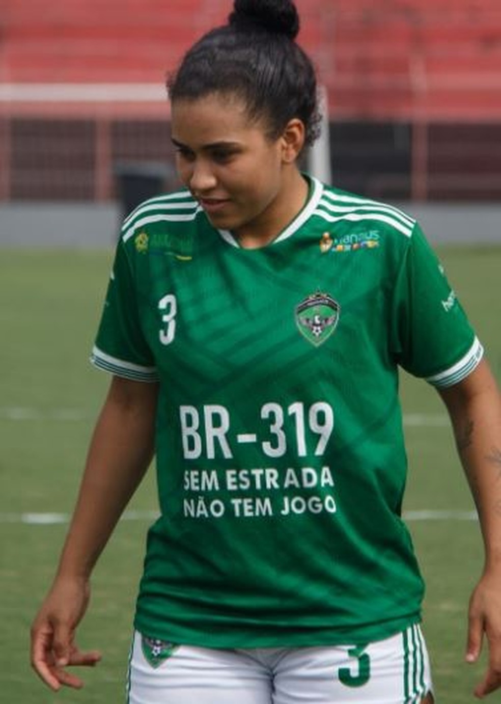 Joice atua pela Manaus no Campeonato Amazonense Feminino &mdash; Foto: Reprodu&ccedil;&atilde;o